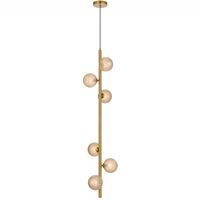 ELSON 6 LIGHT PENDANT ANTIQUE GOLD