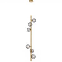 ELSON 6 LIGHT PENDANT ANTIQUE GOLD