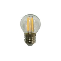 E27 G45 4w LED FANCY ROUND GLOBE CLEAR DIM