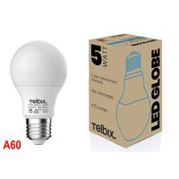 E27 A60 5w LED GLOBE OPAL NON-DIM