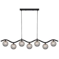 ORTON 7 LIGHT PENDANT BLACK