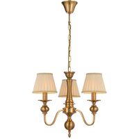 SIEDEL 3 LIGHT PENDANT W/SHADE