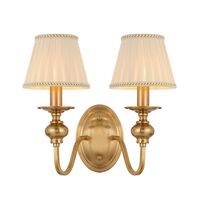 SIEDEL 2 LIGHT WALL LIGHTW/SHADE