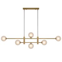 TYSON 6 LIGHT PENDANT ANTIQUE GOLD