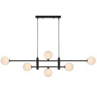 TYSON 6 LIGHT PENDANT BLACK