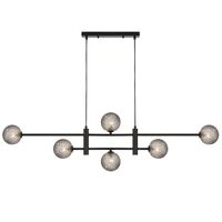 TYSON 6 LIGHT PENDANT BLACK
