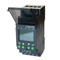 Crono Pro Digital Daily/Weekly/Yearly Time Clock, 110-240 VAC, 2 C/O