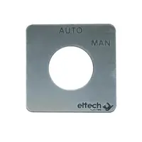 2 Position Label to suit Cam Switch (AUTO/MAN)