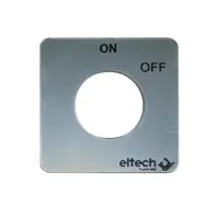 2 Position Label to suit Cam Switch (ON/OFF)