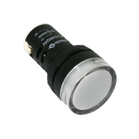 Pilot light LED – Direct Wire – 24V AC/DC – White