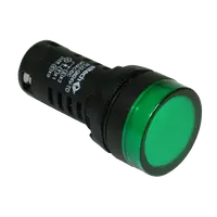 Pilot light LED 24V AC/DC – Green – With Lamp Test Terminal