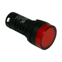 Pilot light LED 24V AC/DC – Red – With Lamp Test Terminal