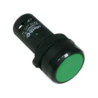Push Button, Non Illuminated NO+NC Spring Return – Green