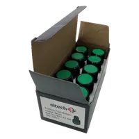 Push Button, Non Illuminated NO+NC Spring Return – Green