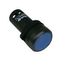 Push Button, Non Illuminated NO+NC Spring Return – Blue