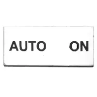 2 Position Engraved Legend Plate (AUTO/ON)