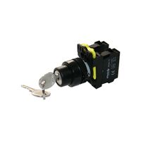 Selector Switch 2 x N/O, 3 Position Keyed – Maintained