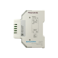 DIN DC Power Supply 12W 100-270VAC / 12VDC 1A