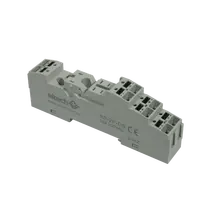 2 Pole Relay Base – Push In Terminal