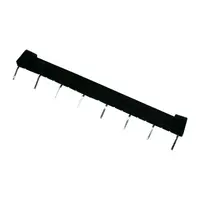 Link Bar 2P – 8 Way Black – 6A – Screw Base