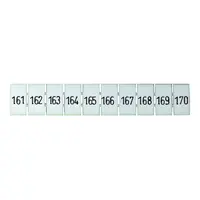 Terminal Marker Strip 161-170 To Suit 2.5mm