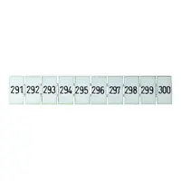 Terminal Marker Strip 291-300 To Suit 2.5mm