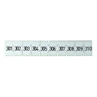 Terminal Marker Strip 301-310 To Suit 2.5mm