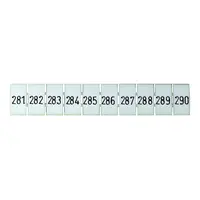Terminal Marker Strip 281-290 To Suit 2.5mm