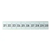 Terminal Marker Strip 321-330 To Suit 2.5mm