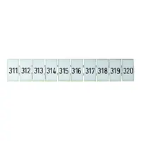 Terminal Marker Strip 311-320 To Suit 2.5mm