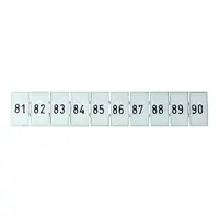 Terminal Marker Strip 81-90 To Suit 2.5mm