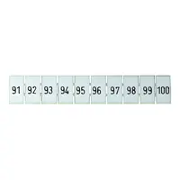 Terminal Marker Strip 91-100 To Suit 2.5mm