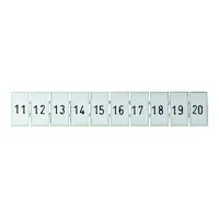Terminal Marker Strip 11-20 To Suit 4.0mm