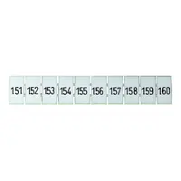 Terminal Marker Strip 151-160 To Suit 4.0mm