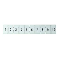 Terminal Marker Strip 1-10 To Suit 4.0mm