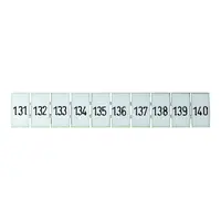 Terminal Marker Strip 131-140 To Suit 4.0mm