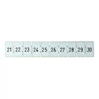 Terminal Marker Strip 21-30 To Suit 4.0mm