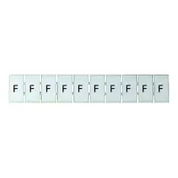 Terminal Marker Strip Letter F To Suit 4.0mm