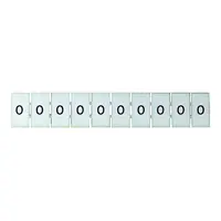 Terminal Marker Strip Letter O To Suit 4.0mm