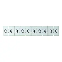 Terminal Marker Strip Letter Q To Suit 4.0mm