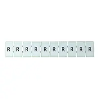 Terminal Marker Strip Letter R To Suit 4.0mm