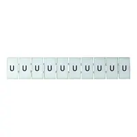 Terminal Marker Strip Letter U To Suit 4.0mm
