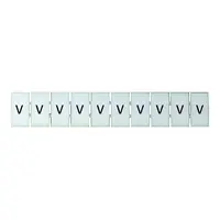 Terminal Marker Strip Letter V To Suit 4.0mm