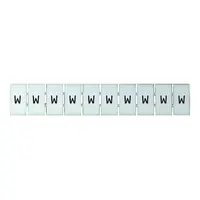 Terminal Marker Strip Letter W To Suit 4.0mm