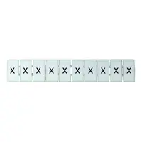Terminal Marker Strip Letter X To Suit 4.0mm