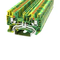 DS Series Spring Clamp Terminal – Top Entry – 2 Way 4.0mm – Earth