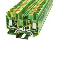 DS Series Spring Clamp Terminal – Top Entry – 2 Way 10.0mm – Earth