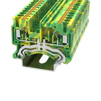 DS Series Spring Clamp Terminal – Top Entry – 2 Way 2.5mm – Earth