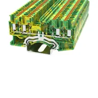 DS Series Spring Clamp Terminal – Top Entry – 4 Way 2.5mm – Earth