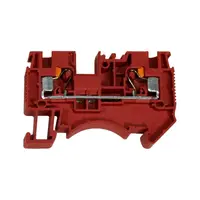 DS Series Spring Clamp Terminal – Top Entry – 2 Way 4.0mm – Red
